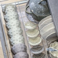 Service de table en céramique de luxe léger de style nordique, 60 pièces, en porcelaine fine moderne, comprenant bols, assiettes et baguettes, idéal pour un cadeau de pendaison de crémaillère