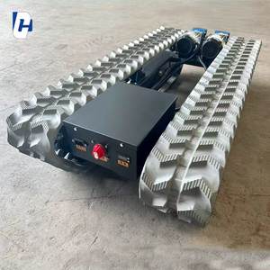 Professionele Aanpasbare Rupsbandchassisreeks Met Rubberen Rupsbanden Hydraulisch Onderstel En Afstandsbedieningsplatform - Product Image 6