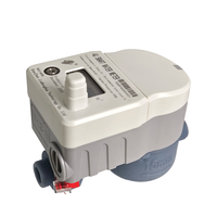 Compteur d'eau intelligent sans fil GPRS 4G avec lecture à distance et contrôle de la vanne, compteur d'eau numérique prépayé intelligent