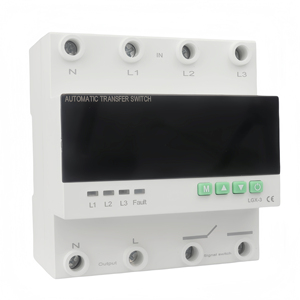 Interruptor de transferencia automática, fuente de alimentación de tres vías, 5 pantallas ATS, sobretensión y subtensión ajustables, con retroalimentación de señal - Product Image 3