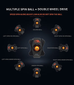 Machine <span class=keywords><strong>de</strong></span> service <span class=keywords><strong>de</strong></span> <span class=keywords><strong>tennis</strong></span> <span class=keywords><strong>de</strong></span> <span class=keywords><strong>table</strong></span> robotisée HP Huipang Professional PVC S8/S6/HP-07/H600/S1001 entièrement automatique, programmable et durable - Product Image 3