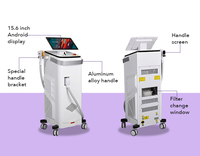 Système de refroidissement TEC laser cohérent USA, système de contrôle à distance, système Android, machine d'épilation au laser à diode