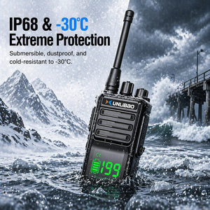 Radio Bidireccional XUNLIBAO IP68 Resistente al Agua, Envío Rápido, VHF UHF Doble Banda, Tipo-C, Walkie Talkie Portátil F1880 para Uso Marino - Product Image 4