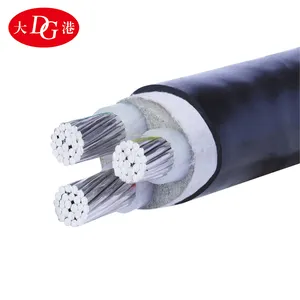 YJLV câble d'alimentation en aluminium 4x50mm 4x35mm 4x25mm XLPE/PVC vente en gros