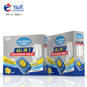 Tabletas Sólidas para Lavavajillas Veganas Ecológicas Todo <span class=keywords><strong>en</strong></span> <span class=keywords><strong>Uno</strong></span>, a Base de Plantas, Desechables, con Gran Poder de Limpieza, Biodegradables, <span class=keywords><strong>en</strong></span> Bolsa de Papel Kraft - Product Image 2