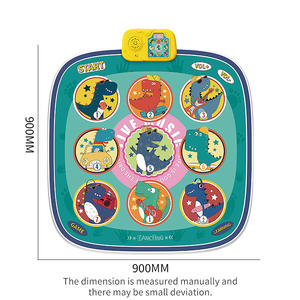 Estera de baile de música eléctrica de algodón de 2cm <span class=keywords><strong>para</strong></span> niños, estera de juego de Canto de dinosaurio de dibujos animados interactivos <span class=keywords><strong>para</strong></span> juegos de padres e hijos - Product Image 5