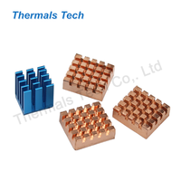 Disipador de calor de cobre de 13*12*5mm Bloque de cobre de 12*12mm para Raspberry Pi 2 3 4 B +