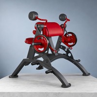 Machine à biceps à bras unique professionnelle pour salle de sport, entraîneur de curls en acier robuste avec support de plaques et coussinets
