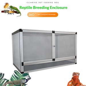 Boîte de terrarium horizontale en alliage d'aluminium <span class=keywords><strong>PAYI</strong></span> pour reptiles avec ventilation et forme rectangulaire - Product Image 4