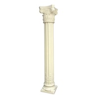 Piliers GRC de conception moderne de grande colonne corinthienne extérieure durable de haute qualité pour les ventes d'usine de construction