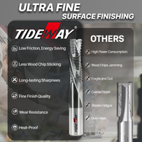 Fraiseuse CNC Tideway pour dégrossissage, fraise à 3 dents pour agglomérat et MDF