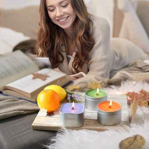 <span class=keywords><strong>Kit</strong></span> de fabrication de <span class=keywords><strong>bougies</strong></span> en cire de soja parfumée en gros, pour débutants, en boîtes - Product Image 5