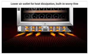 96L Temperature Refrigerator Single Door Beverage Cooler With PP Shees - Product Image 5