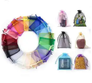 Подарочная сумочка из органзы для творчества, свадебная сумочка, подарочная сумочка из органзы для ювелирных изделий, маленькая сумочка на шнурке