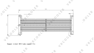 Enfriador de Motor Diésel Marino Aftermarket, Enfriador Posterior 6 <span class=keywords><strong>AYL</strong></span> 133615-18621 12AYM-WST 148999-18110 - Product Image 2