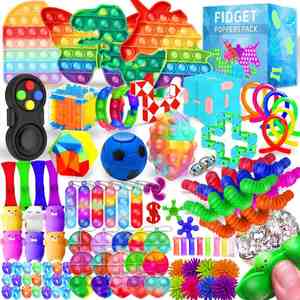 Mini Pop Bubble <b>Fidget</b> Sensory Squeeze <b>Toy</b> Stress Relief Hand <b>Toy</b> for Kids ADHD Autism Anxiety Novelty Party Favors Bulk <b>Pack</b> - Product Image 4