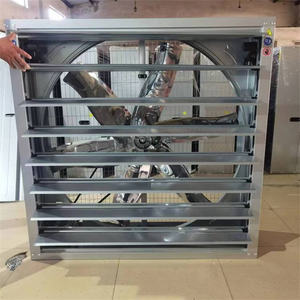 Ventiladores Industriales de Acero Inoxidable Tipo Caja, Extractor de Aire de 30 y 50 Pulgadas con Doble Rejilla - Product Image 5