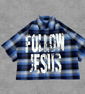 เสื้อเชิ้ตสั้นโอเวอร์ไซส์สไตล์วินเทจสำหรับผู้ชาย, วัสดุผ้าฝ้าย, ดีไซน์กระดุม, พิมพ์ซิลค์สกรีน, สไตล์แขนสั้น - Product Image 4