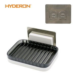 Hyderon Wall Mount <b>Soap</b> <b>Dish</b> Rectangular Plastic Detachable Drainage Bathroom <b>Holder</b> - Product Image 4