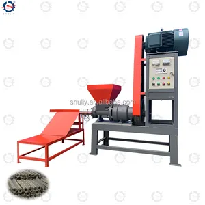 charcoal extruding machine saw dust briquette making machine