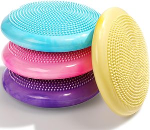 Disco de Equilibrio Estabilizador, Cojín de Aire Inflable para Yoga, Tabla de Ejercicios para Rodillas y Tobillos - Product Image 1