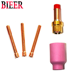 Bieer Tungsten Electrode Clip Thickened Copper TIG Welding Accessory 100A 400A Air Cooled - Product Image 1