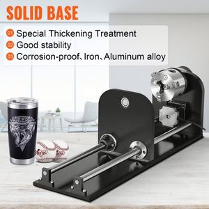 Vevor เครื่องแกะสลักเลเซอร์ CO2แกนหมุน80W เครื่องแกะสลัก CNC ตัดบนกระดาษยาง MDF รองรับรูปแบบกราฟิก Las DXF - Product Image 5