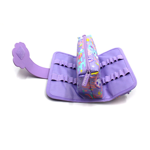 Custom di fabbrica in bianco scuola viola borsa su misura cancelleria impermeabile <span class=keywords><strong>astuccio</strong></span> a matita <span class=keywords><strong>astuccio</strong></span> per bambini ragazze - Product Image 6