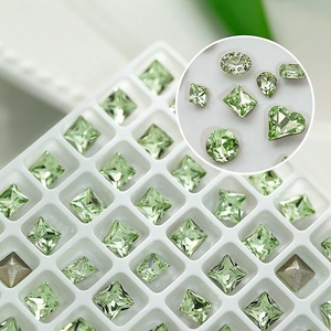 <span class=keywords><strong>Uñas</strong></span> Postizas Paso Sico, Estilo Cristal, Color Verde Oliva Claro, Base Puntiaguda, <span class=keywords><strong>Centro</strong></span> Elíptico, Ángulo Recto, Uña Ancha - Product Image 3