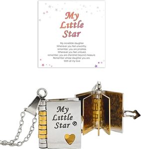 <span class=keywords><strong>Collana</strong></span> <span class=keywords><strong>con</strong></span> Libro 'La Mia Piccola Stella' per Figlia Figlio, Regalo di Compleanno, Festa della Mamma, Gioiello d'Amore - Product Image 6