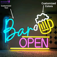 Letrero de Neón Redondo de 12.76 Pulgadas con Diseño de Reloj de Cerveza, Decoración LED para Pared de Pub, Hogar, Bar, Cueva del Hombre, Fabricante Mayorista, MOQ Bajo