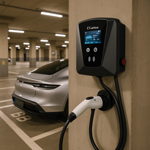 Station de recharge pour véhicules électriques 7 kW SAE J1772 Fabricant |   Chargeur domestique pour Tesla, usine ODM FU-AM3-32-01, station de recharge EV 7kW, 7kW EV - Product Image 1