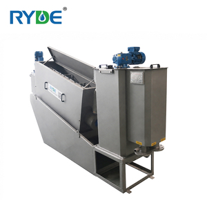 Presse à vis multi-disques RYDE en acier inoxydable, mini-presse de déshydratation de boues avec garantie d'un an et moteur - Product Image 6