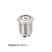 Série YF PBS Métal P-flat flèches rondes interrupteur à bouton-poussoir pour avion industriel équipement agricole
