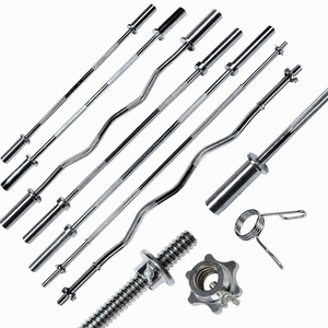 <span class=keywords><strong>Barre</strong></span> <span class=keywords><strong>EZ</strong></span> Courbe Olimpique Courte de 1,2 m, <span class=keywords><strong>Barre</strong></span> Courbe de 50 mm pour Entraînement <span class=keywords><strong>Biceps</strong></span> Triceps à Domicile - Product Image 4