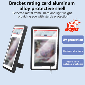 Estuche Magnético Premium de Aluminio con Protección UV para Tarjetas Coleccionables, con Soporte Plegable para Colecciones <span class=keywords><strong>PSA</strong></span>, CGC, CCIC y BGS - Product Image 2