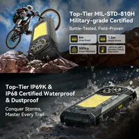 Téléphone Android robuste Blackview ROCK 5, écran 6,78 pouces 2,4K 120Hz, IP68/IP69K, lampe de camping, appareil photo 108MP, NFC, batterie 20000mAh