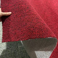 Schwarzer Roter Teppich Puzzle Rechteckig Plüsch Umweltfreundlich Rutschfest Langlebig Verschleißfest Moderner Heim Hotel Wohnzimmer 4m Flächenteppich