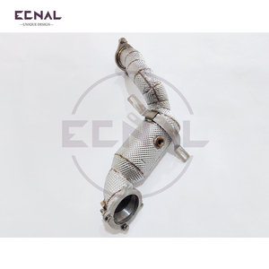Tubo de Escape de Acero Inoxidable Ecnal con Protección Térmica Completa para <span class=keywords><strong>Maserati</strong></span> <span class=keywords><strong>Ghibli</strong></span> Levante 2.0T 2021+, Tubo de Escape de Alto Rendimiento - Product Image 3