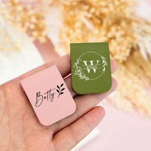Soft Foldable PU Leather Magnetic <b>Bookmark</b> Money Clips Holder Multi-Functional Reusable Reading Progress Tracker Page Marker - Product Image 1