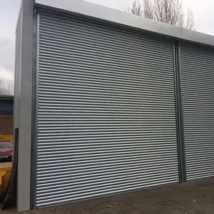 Ommercial-persiana enrollable de aleación de aluminio hueca para puerta de garaje, puerta de seguridad exterior