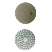 Disques de polissage diamantés haute performance Daofeng OEM pour ponceuse à sols 4 pouces à liant résineux pour béton, terrazzo, marbre, granit