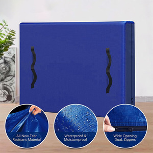 Sacchetto per Materasso Riutilizzabile Extra Spesso 4 5 6 10 Mil con Manici Robusti e Cerniera Impermeabile in Plastica Resistente per Trasporto Materassi - Product Image 2