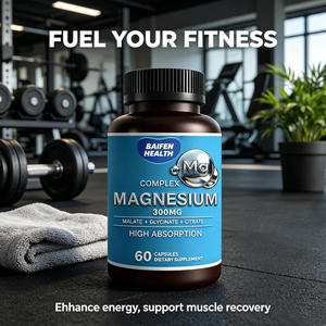Suplemento de Vitaminas y Minerales con Complejo de Magnesio de 300 mg OEM con Glicinato, Malato y Citrato - Product Image 2