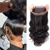 Peluca de Cabello Humano HD 13x6 con Frente de Encaje, Cabello Virgen con Cutícula Alineada, Peluca con Frente de Encaje HD, Pelucas Completas de Encaje 360 para Mujeres Negras