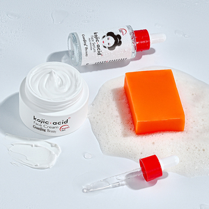 Ensemble de soins de la peau éclaircissants à l'acide kojique personnalisé en 3 pièces pour femmes, anti-âge, facile à emporter, ensembles de soins de la peau de luxe pour les voyages - Product Image 5