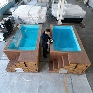 Piscine à structure en acier, piscine d'hydromassage extérieure, couvertures de piscine personnalisées, piscine pour la maison, piscine à cascade - Product Image 2