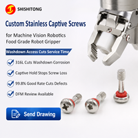 Vis à tête cylindrique captives sur mesure 304 316 316L à cinq lobes Phillips, fabricant de fixations pour pinces robotiques de qualité alimentaire