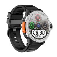 Reloj Inteligente 4G con Wifi, Navegación GPS, NFC, Videollamadas, Pantalla Redonda de 1.54 Pulgadas, 2GB, Batería Grande de 800mAh, Reloj Android con Calendario, Tarjeta SIM 4G