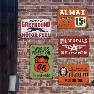 Panneau métallique vintage de <span class=keywords><strong>station</strong></span>-<span class=keywords><strong>service</strong></span> Phillips 66 Flying a <span class=keywords><strong>Service</strong></span>, décoration pour garage, man cave, art mural rétro automobile - Product Image 3